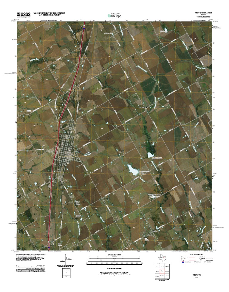 Topographic Map of West | PDF | United States Geological Survey
