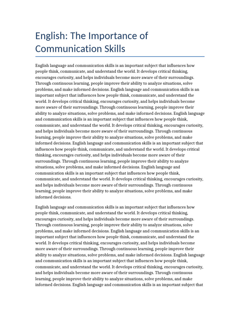 English Document | PDF | Critical Thinking | Learning