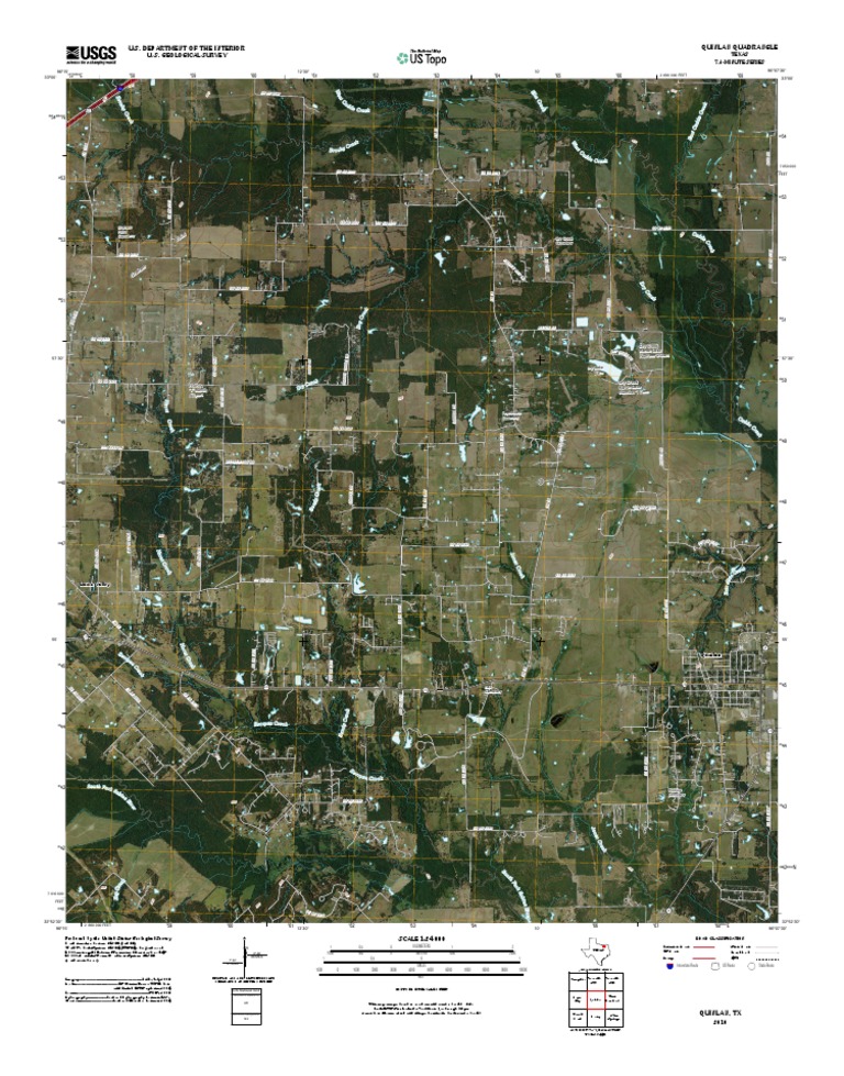 Topographic Map of Quinlan PDF United States Geological Survey Map