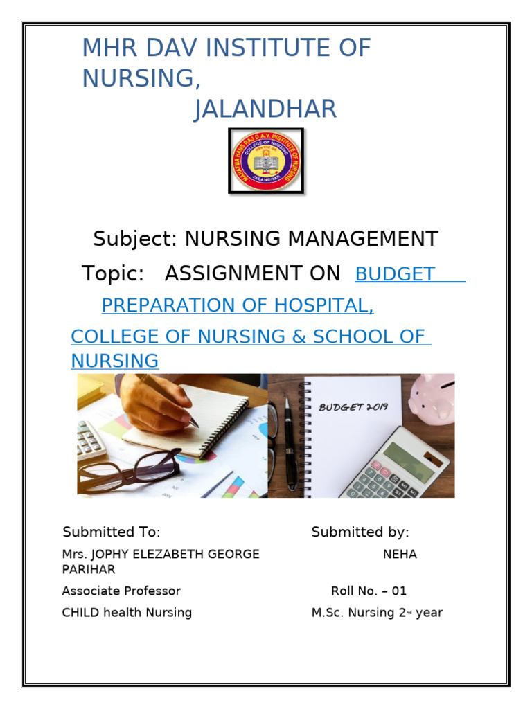 Budgeting Practical - Hospital Syma | PDF | Budget | Expense