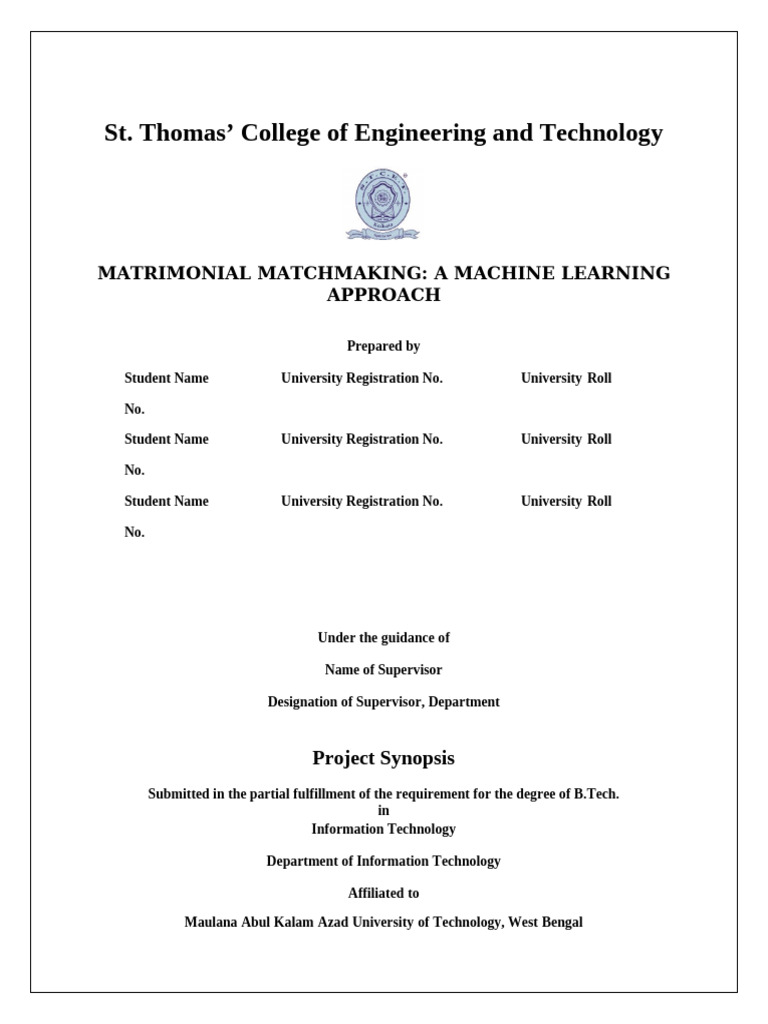 Synopsis (1st Draft) | PDF | Machine Learning | System