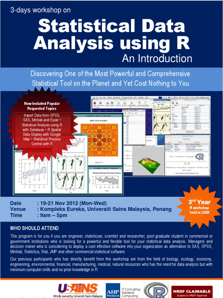 Statistical Data Analysis Using R November 2012 | PDF | R (Programming ...