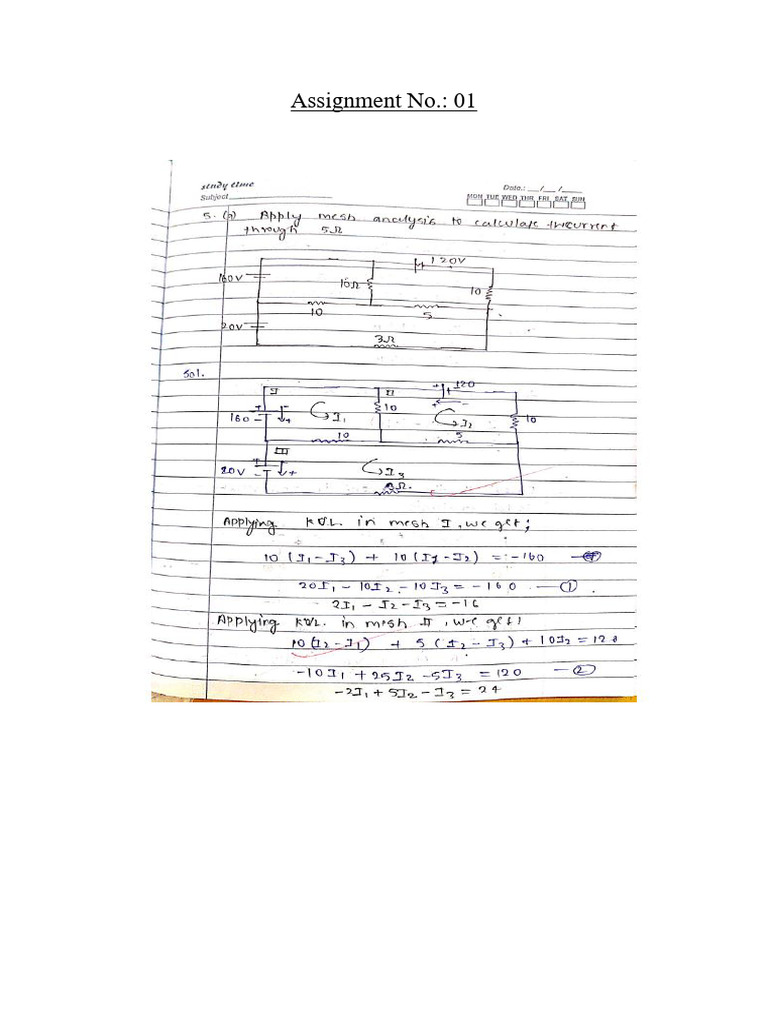 Assignment No1 SOLUTION | PDF