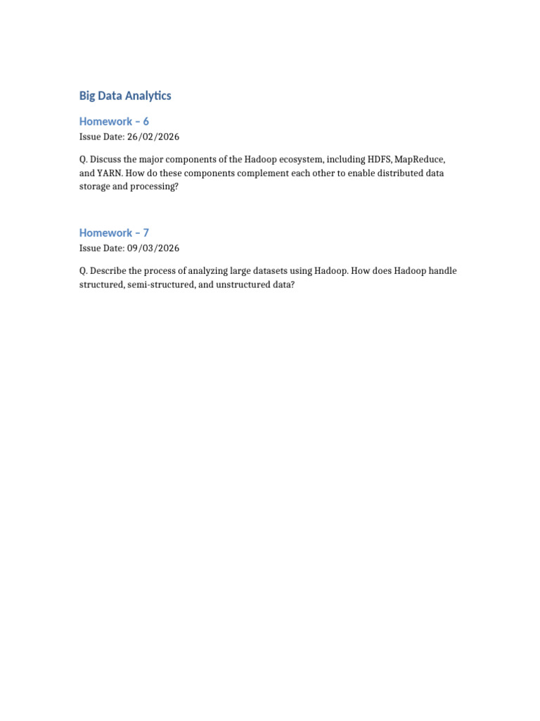 Homework6 7 Bigdata | PDF