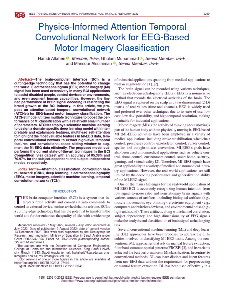 Physics-Informed Attention Temporal Convolutional Network For EEG-Based ...