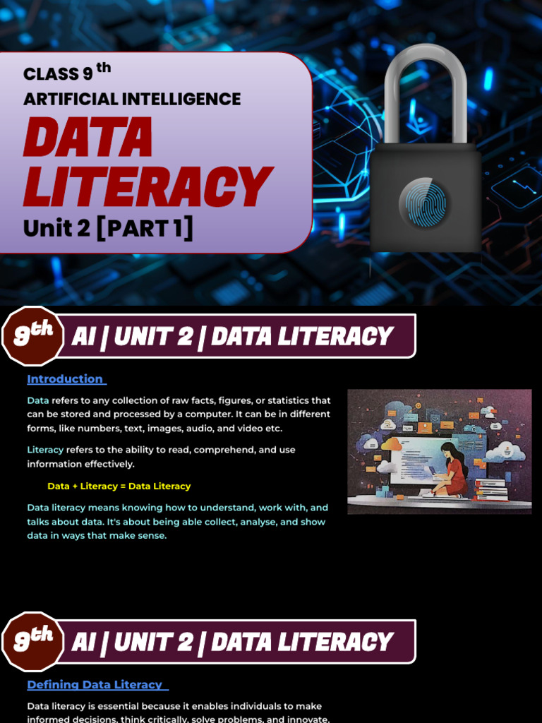 Unit 2 Data Literacy Part 1 | PDF | Computer Security | Security