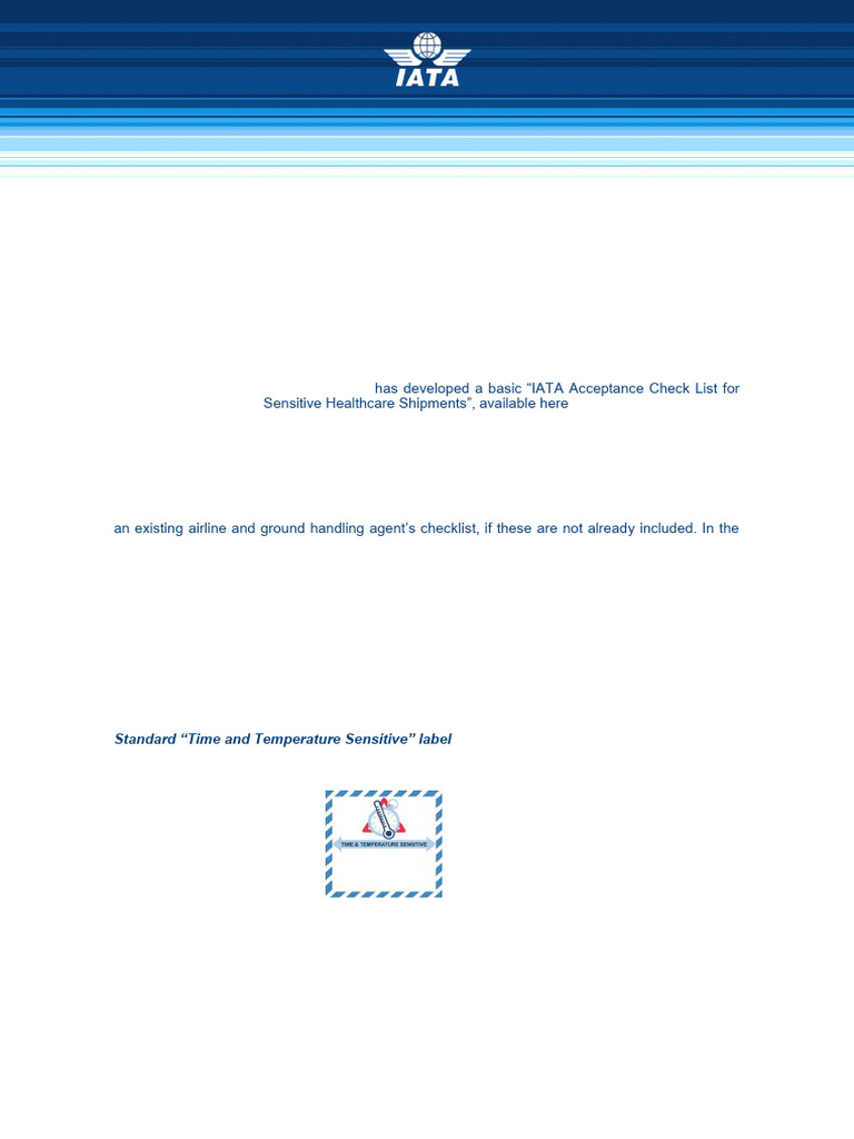 Tt Checklist Notice | PDF | Cargo