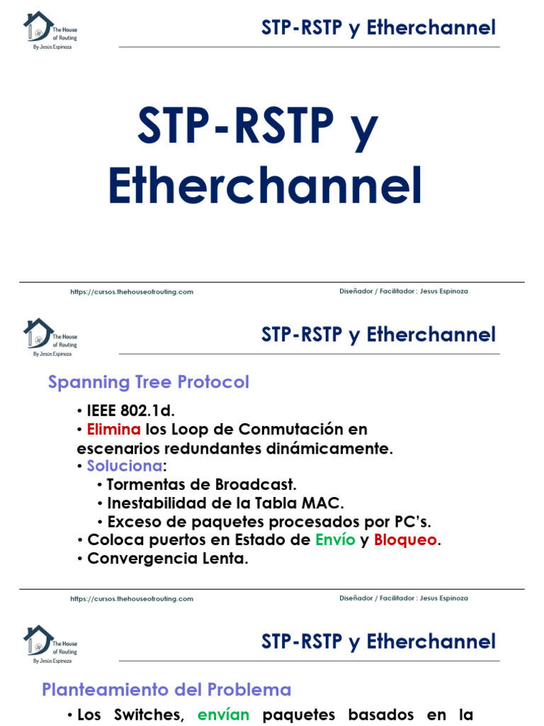THOR CCNA 200 2031 PPT 2 STP RSTP ETHERCHANNEL v3.0 | PDF | Protocolos ...