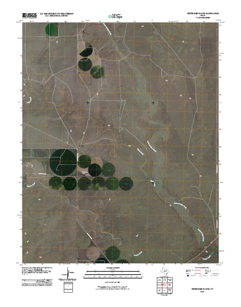 Whiteaker Ranch Map Overview | PDF | United States Geological Survey ...