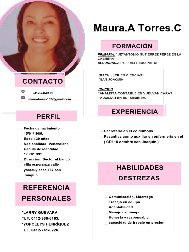 Currículum CV Diseñadora y Arquitecta Simple Rosa y Blanco_20250127 ...