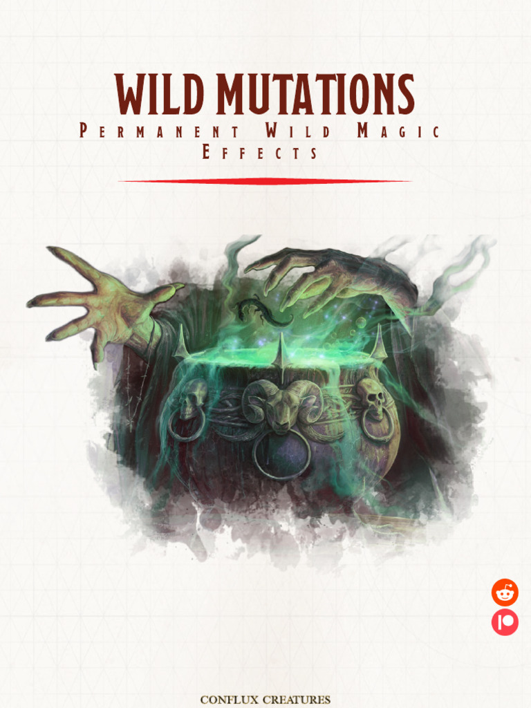 Wild Mutations - Permanent Wild Magic Effects | PDF