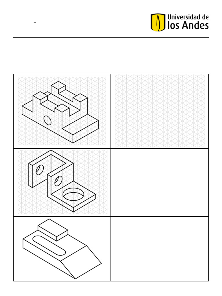 Taller 5. Isométricos | PDF