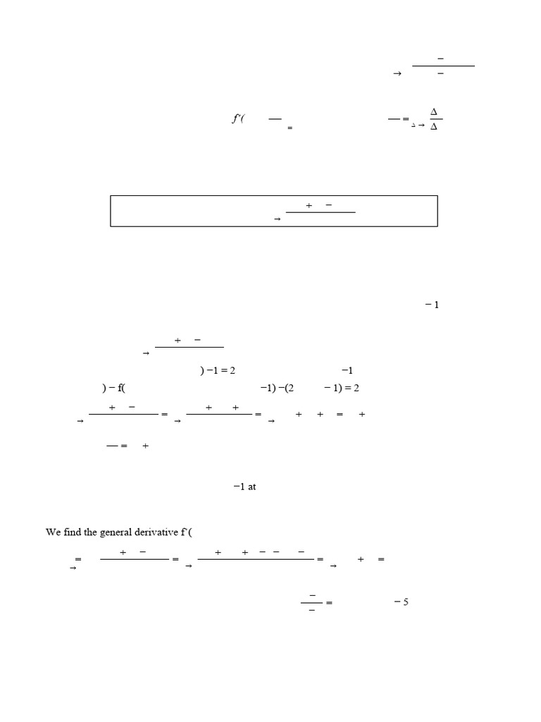 Differentiation and Applications | PDF | Derivative | Slope