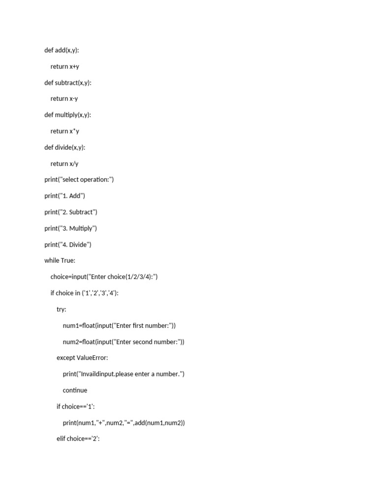 Calculator | PDF