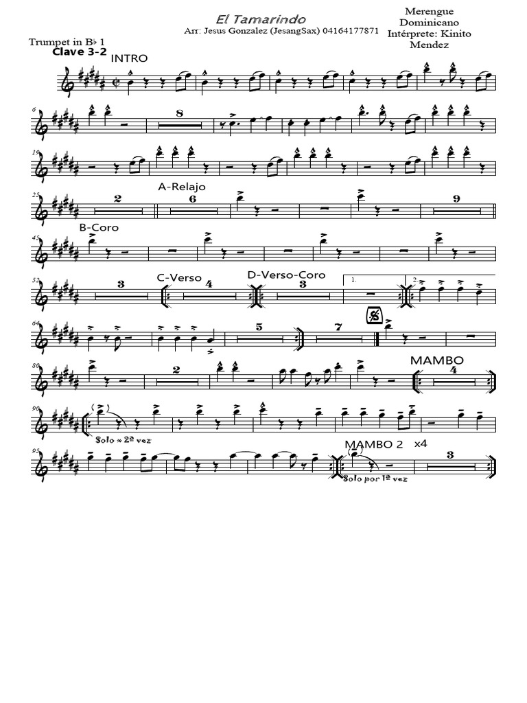 El Tamarindo Merengue Trp 1pdf_064444 | PDF