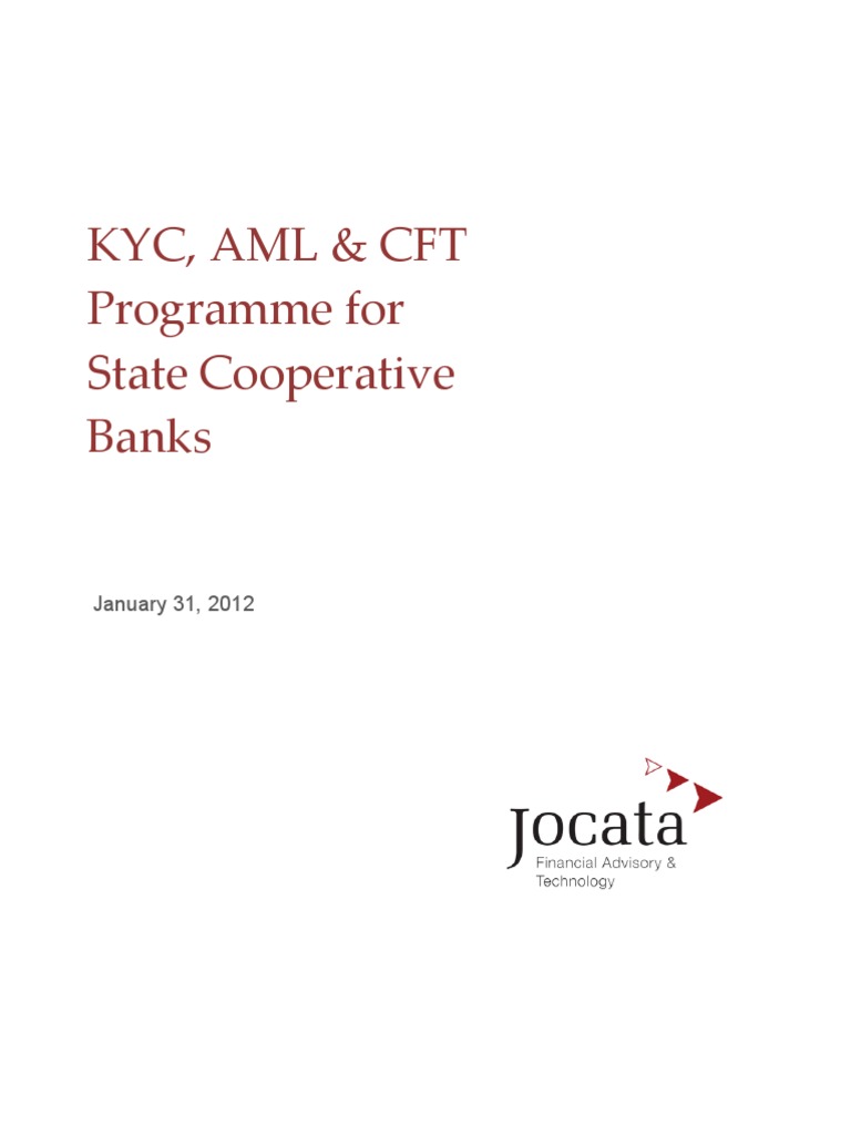 Kyc Aml CFT | PDF | Money Laundering | Terrorism Financing