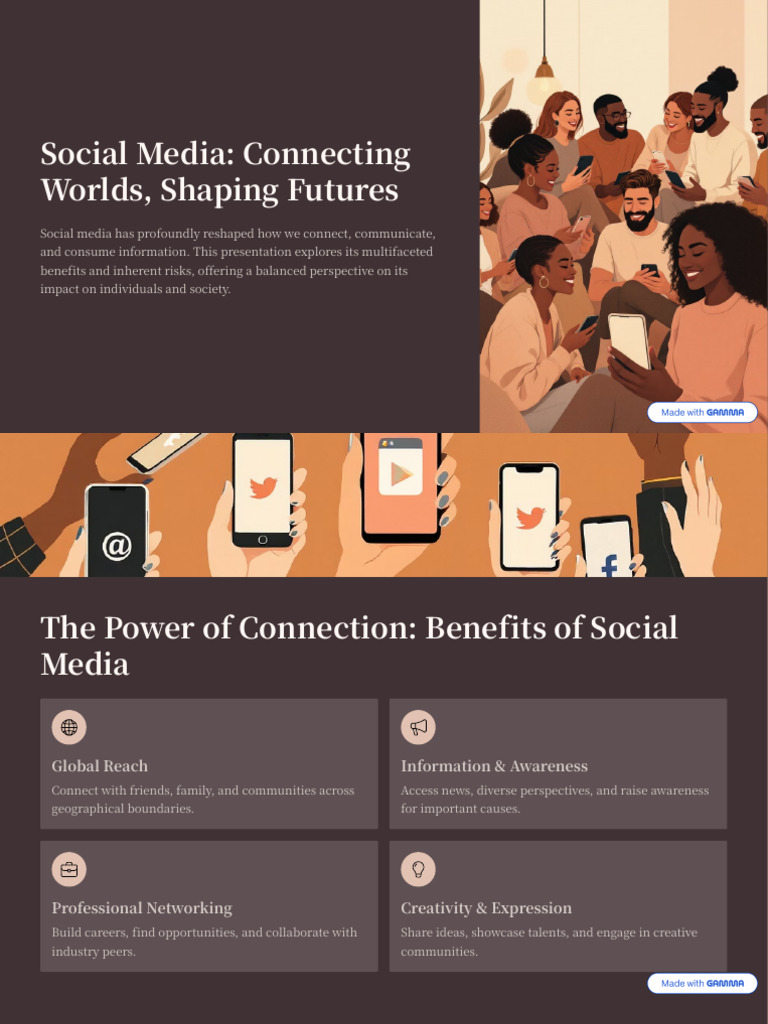 Social Media Connecting Worlds Shaping Futures | PDF | Social Media ...