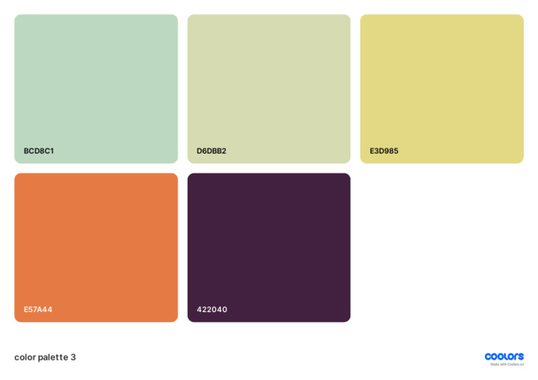 Color Palette 3 | PDF