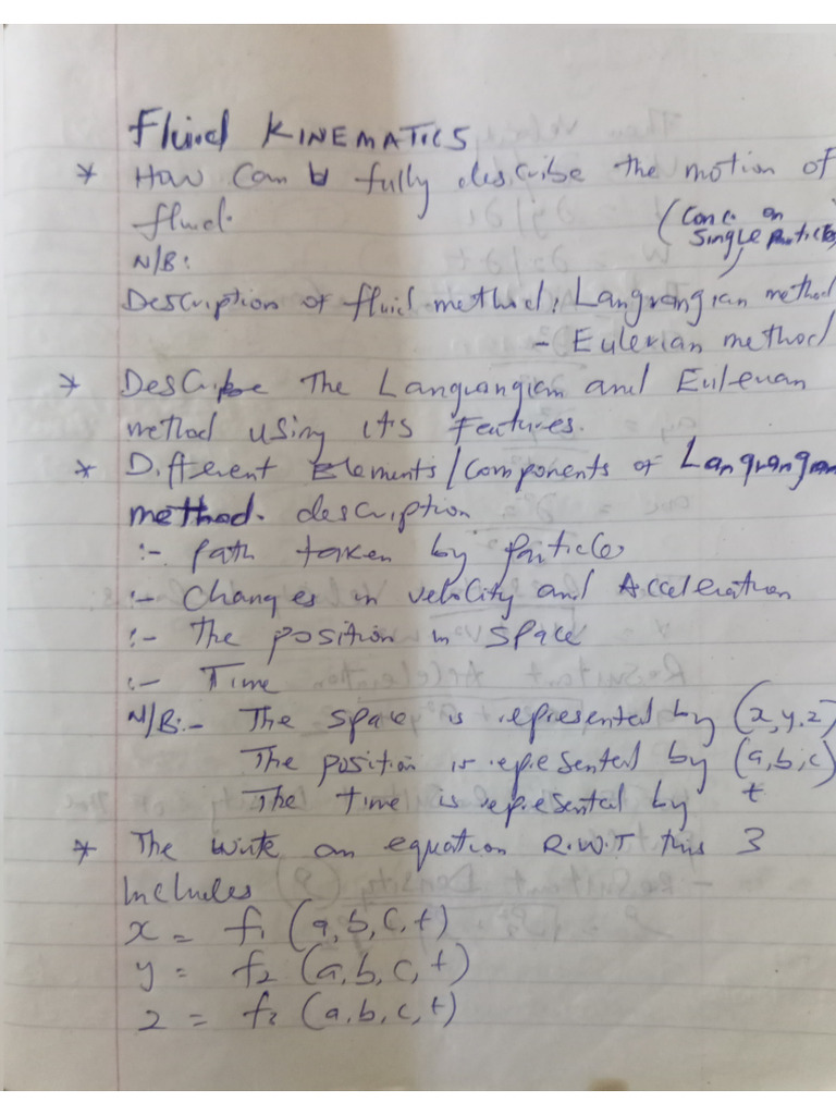 MEE 314 Notes & Tutorial Question | PDF