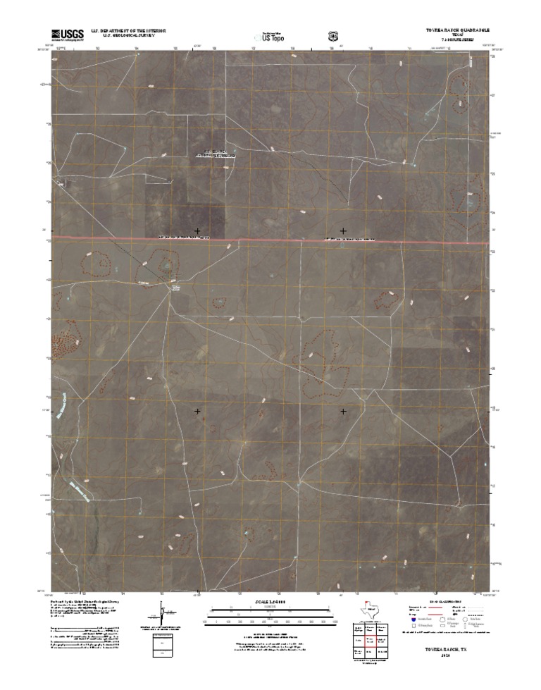 Tovrea Ranch Quadrangle Map, Texas | PDF | United States Geological ...
