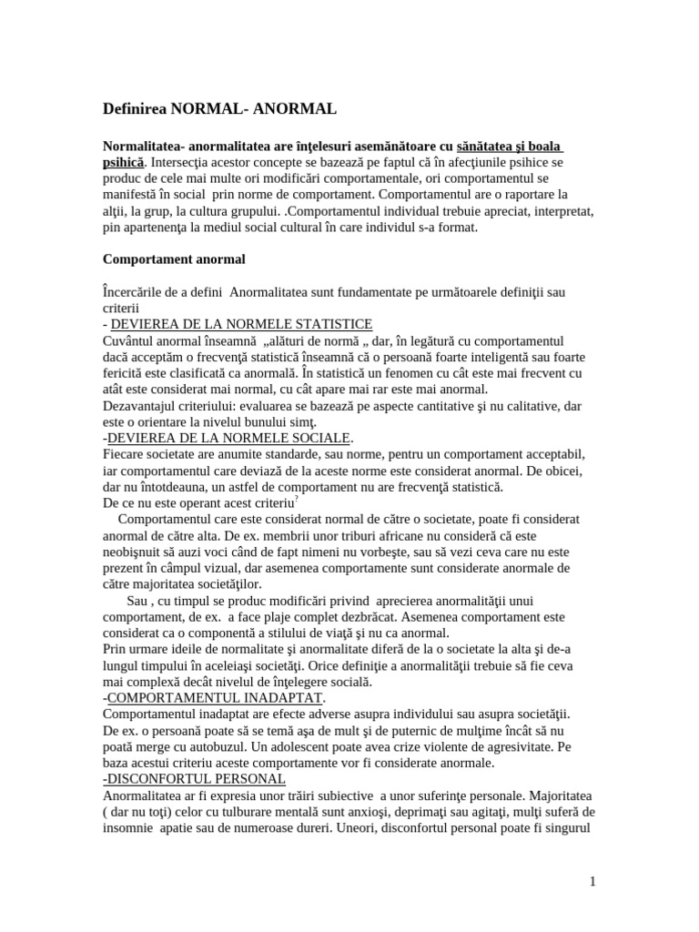 Normal Anormal | PDF