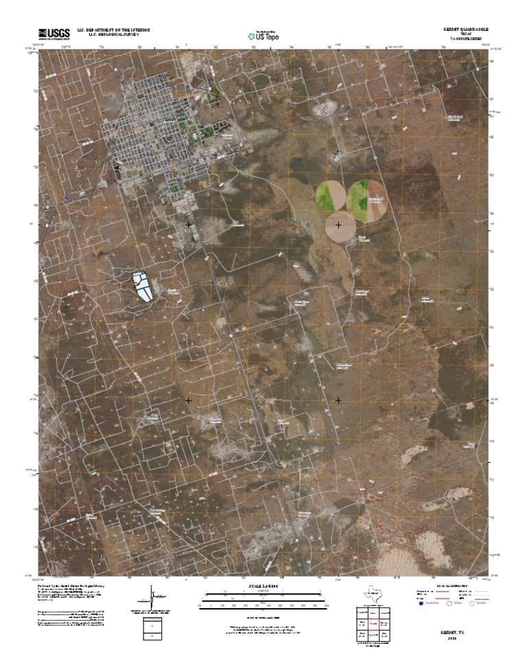 Topographic Map of Kermit | PDF