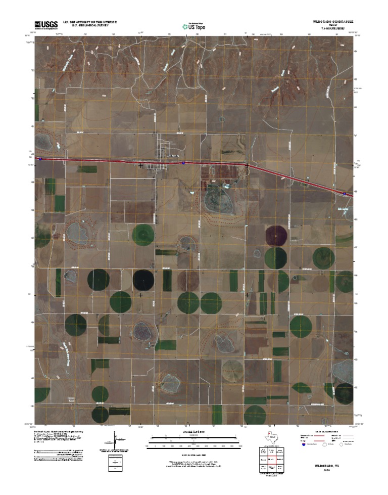 Topographic Map of Wildorado | PDF