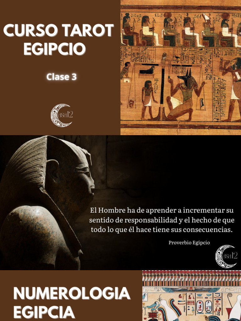 Curso Tarot Egipcio Clase 3 | PDF | Osiris | Mitologia Egipcia
