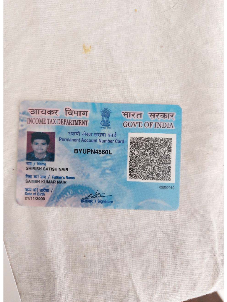 Pan Card Copy - Shirish | PDF