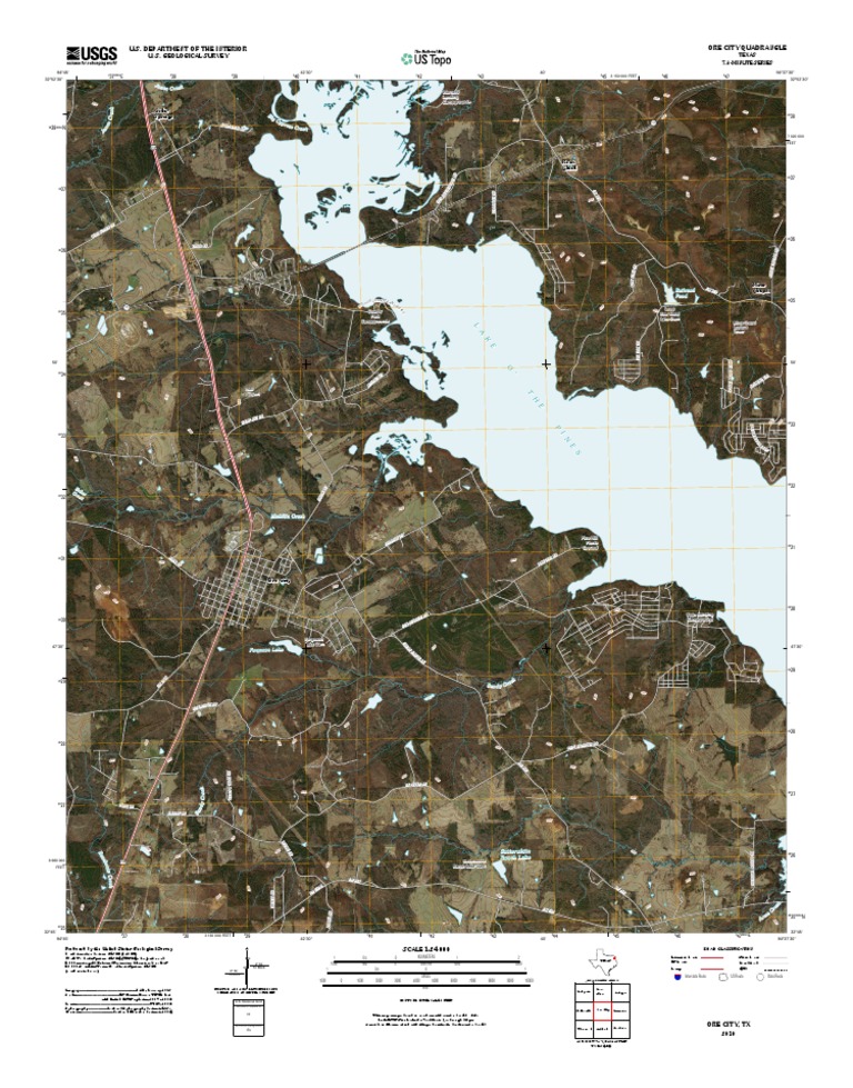 Topographic Map of Ore City PDF United States Geological Survey