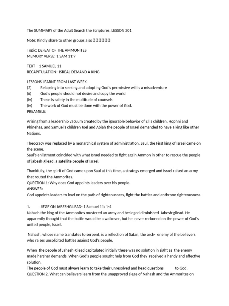 Shidu | PDF | Books Of Samuel | Religious Belief And Doctrine