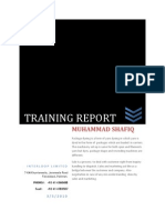 Training Report (Yarn Dyeing)