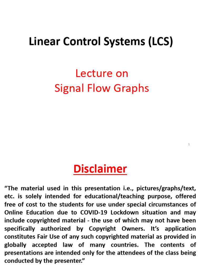 LCS Signal Flow Graphs | PDF | Electronics | Applied Mathematics