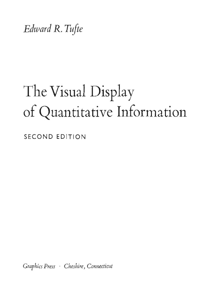 The Visual Display of Quantitative Information | PDF