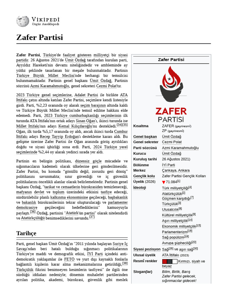 Zafer Partisi | PDF