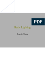 Basic Lighting: Intro To Maya