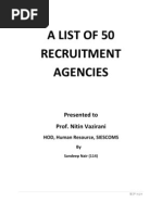 Download List of 50 Recruitment Consultancies by Sandeep_S_Nair_7630 SN101502427 doc pdf
