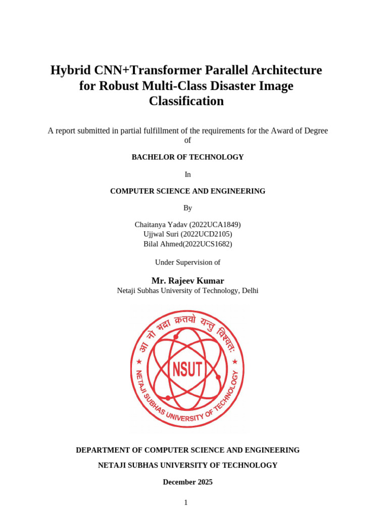 2022UCA1849 ProjectReport | PDF | Deep Learning | Computer Vision