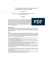 Significance of Dimensionless Size of Support Domain in EFGM