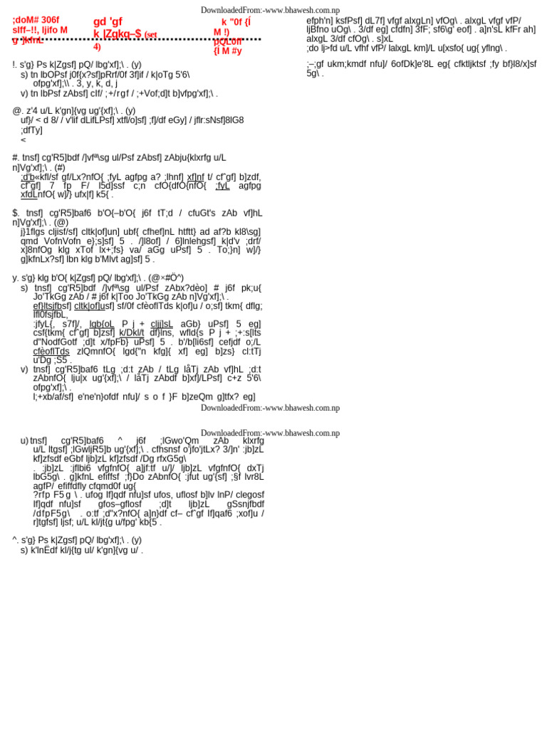 HSEB Nepali Model Question Class 11 Set 4 | PDF
