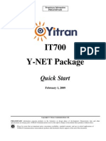 004 - IT700 Y-NET Package Quick Start (IT700-UM-004-R1.0)