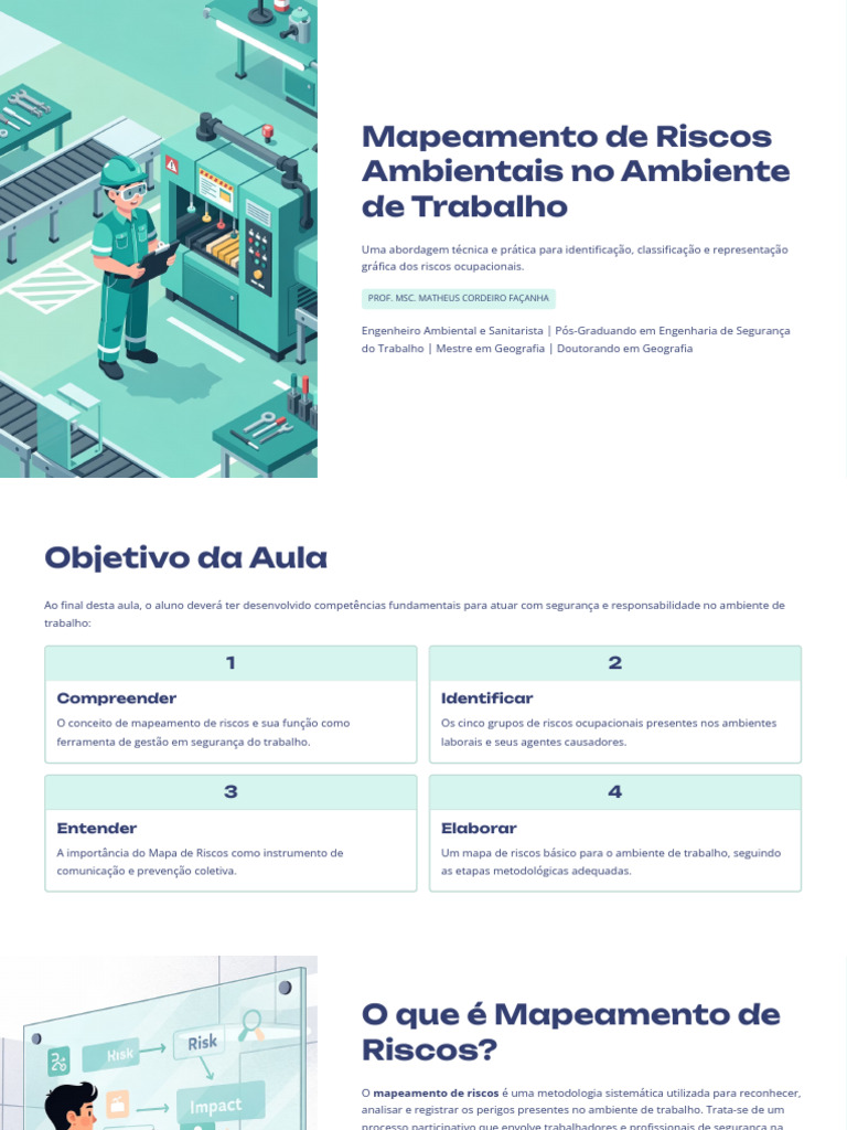 Mapeamento de Riscos Ambientais No Ambiente de Trabalho | PDF