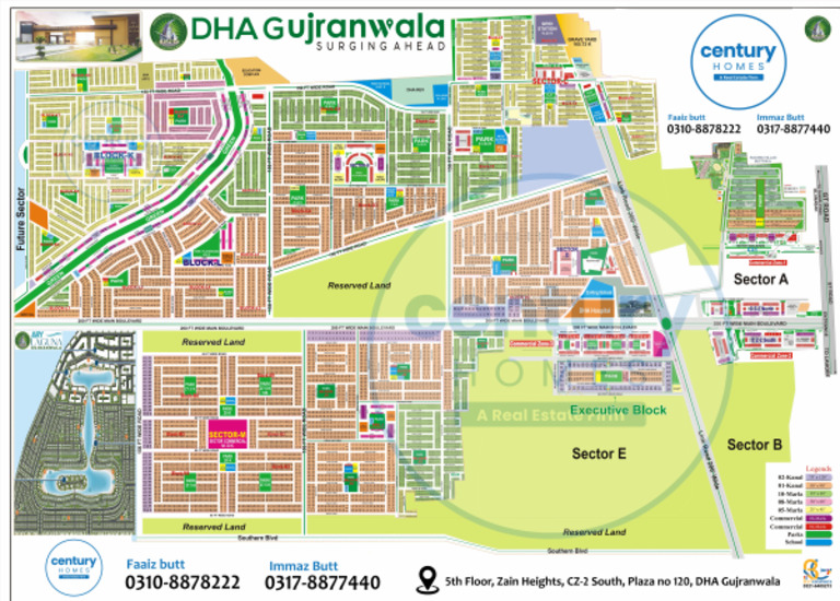 Century Home DHA GRW Map | PDF