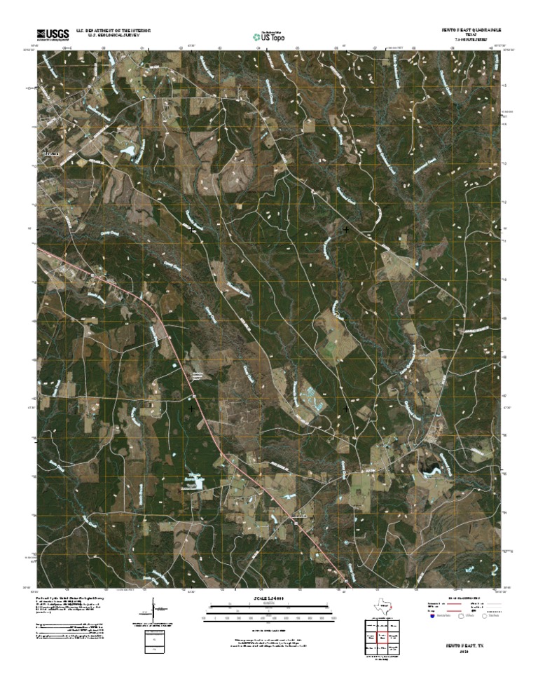 Topographic Map of Newton East