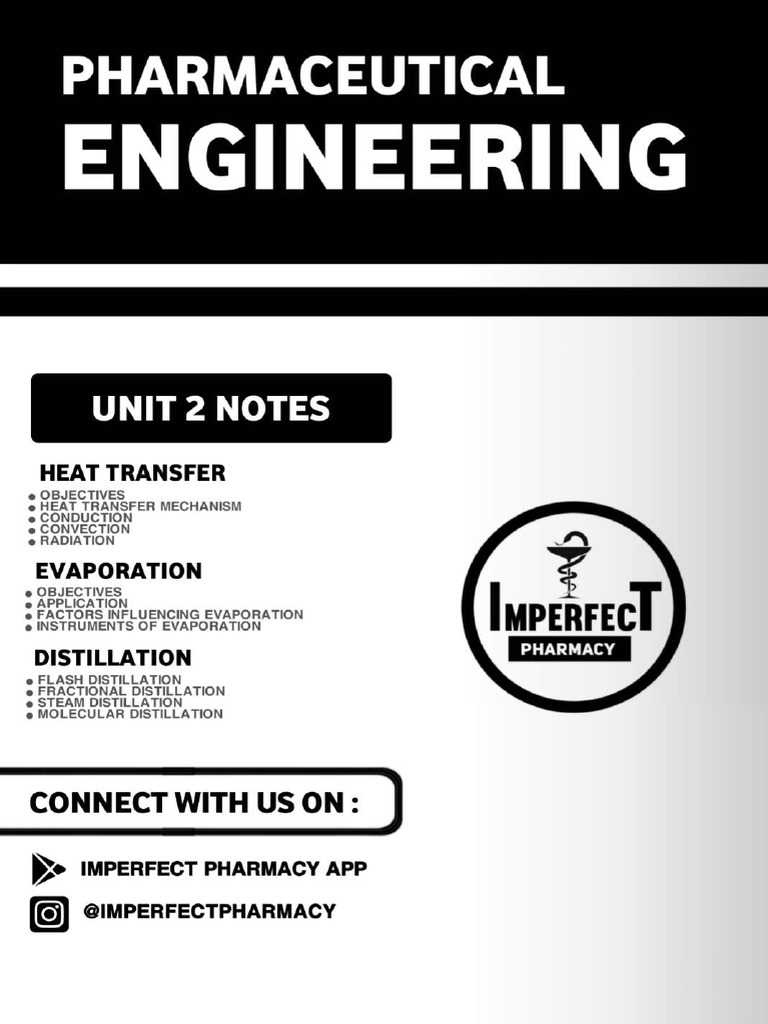 UNIT 2 Pharmaceutical Engineering IMPERFECT PHARMACY | PDF