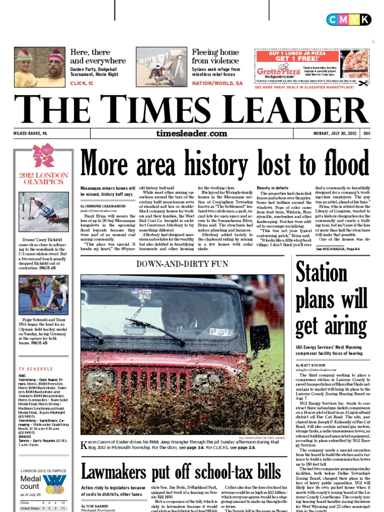 Times Leader 07-30-2012, PDF, Syria