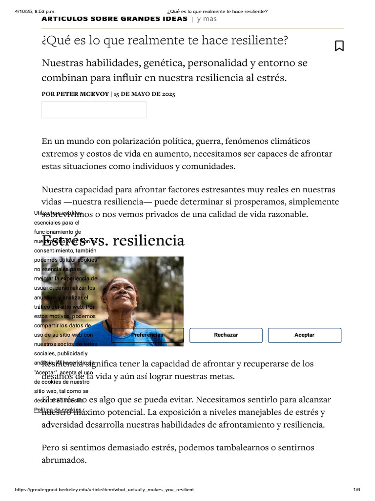¿Qué es lo que realmente te hace resiliente_ | PDF | Resiliencia ...