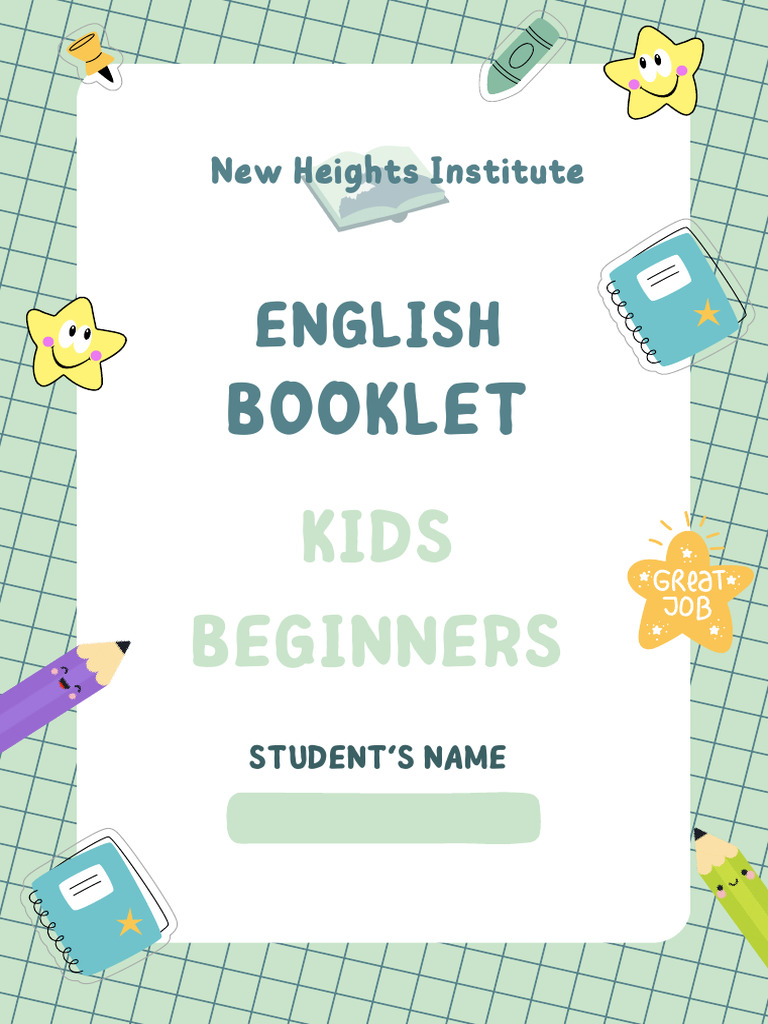 KIDS BEGINNERS BOOKLET | PDF