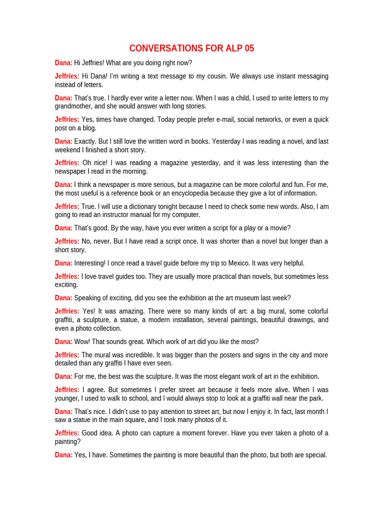 Alp Intermediate 5 Word | PDF | Street Art | Communication