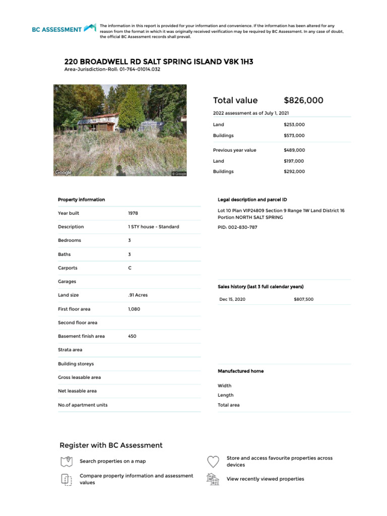 BC Assessment - Independent, Uniform and Efficient Property Assessment ...